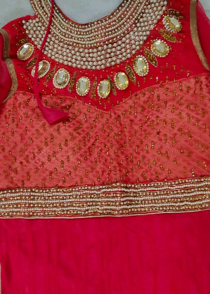 Stunning pink Embellished suit