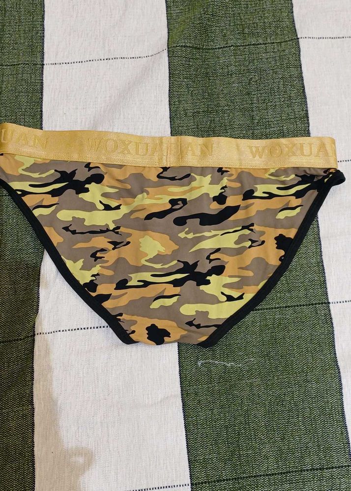 Men's Camouflage Briefs Woxuan