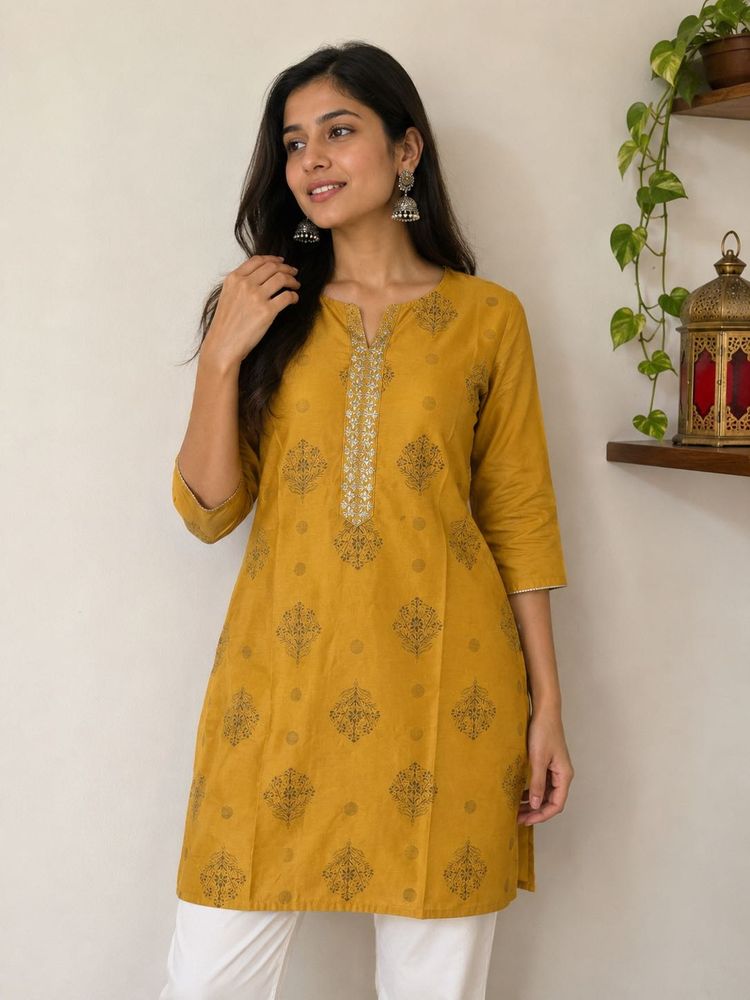 Elegant Yellow Kurta