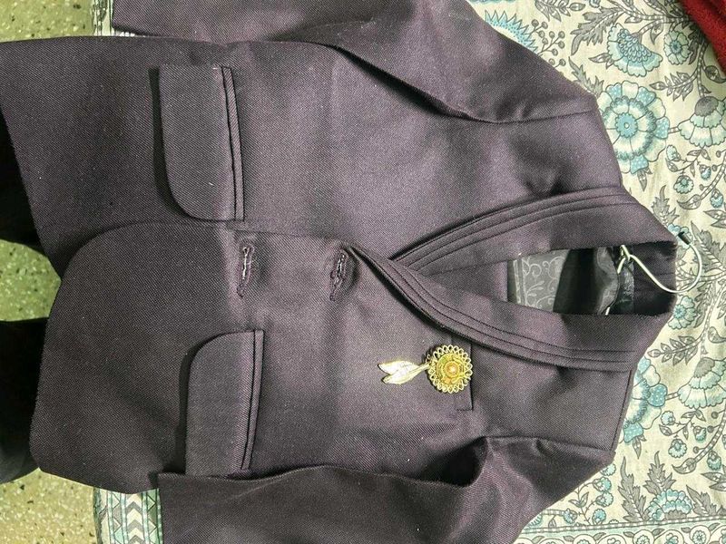 kids 3 pc set coat pant vest 2-3 yrs