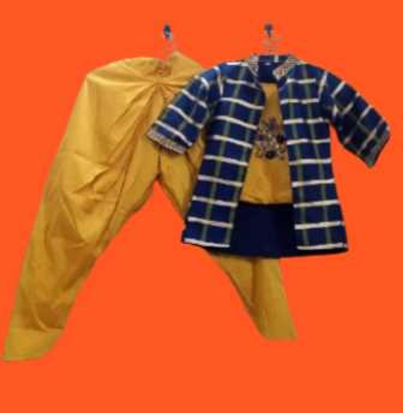 Beautiful Dhoti Kurti With Jacket Dress