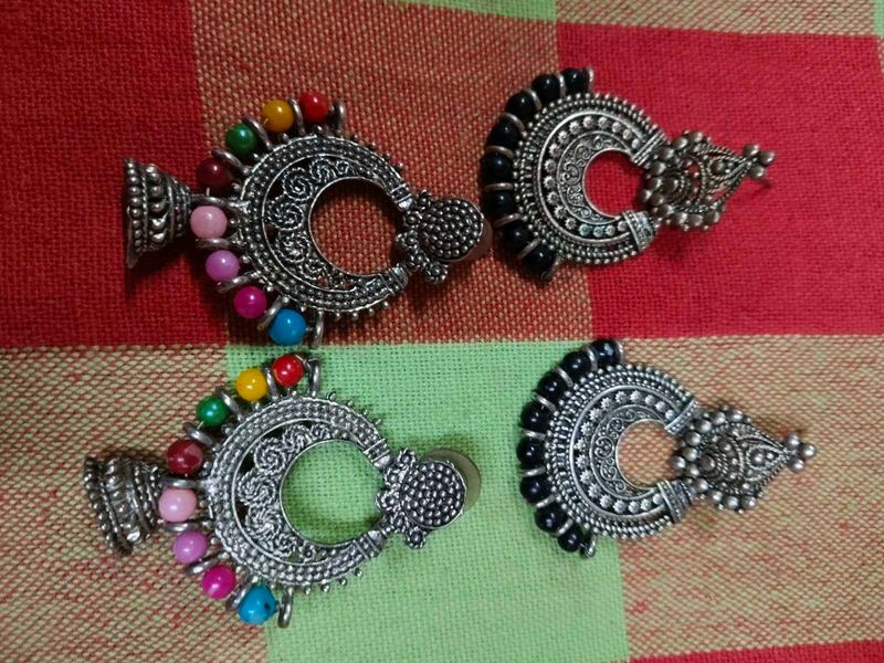 Boho Tribal Earrings and beautiful long necklace