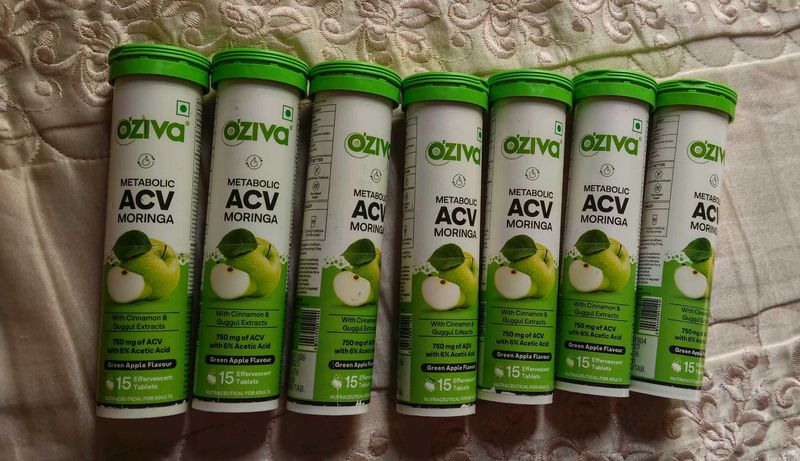 Oziva Metabolic ACV Moringa Tablets