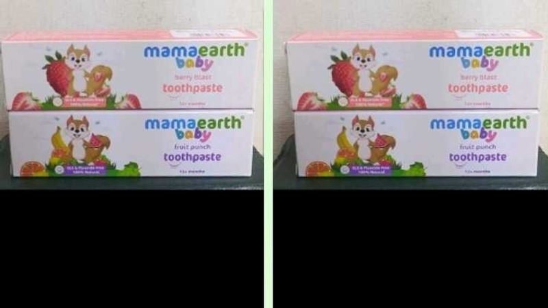 Mamaearth Baby Toothpaste Pack Of 4