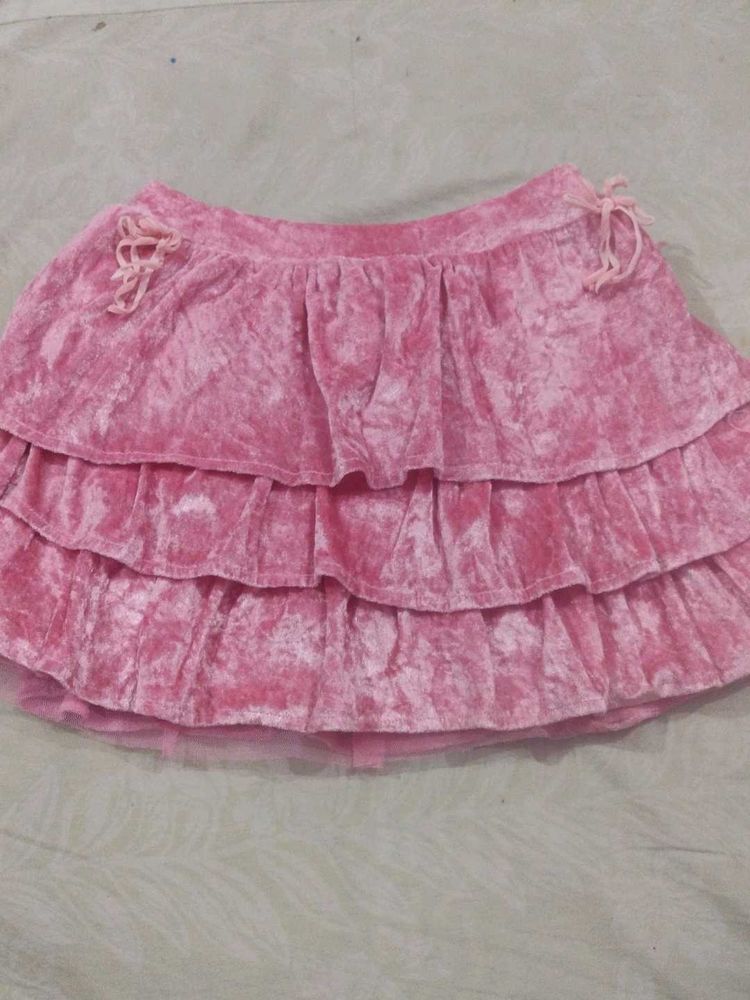 imported bow mini skirt 🌸