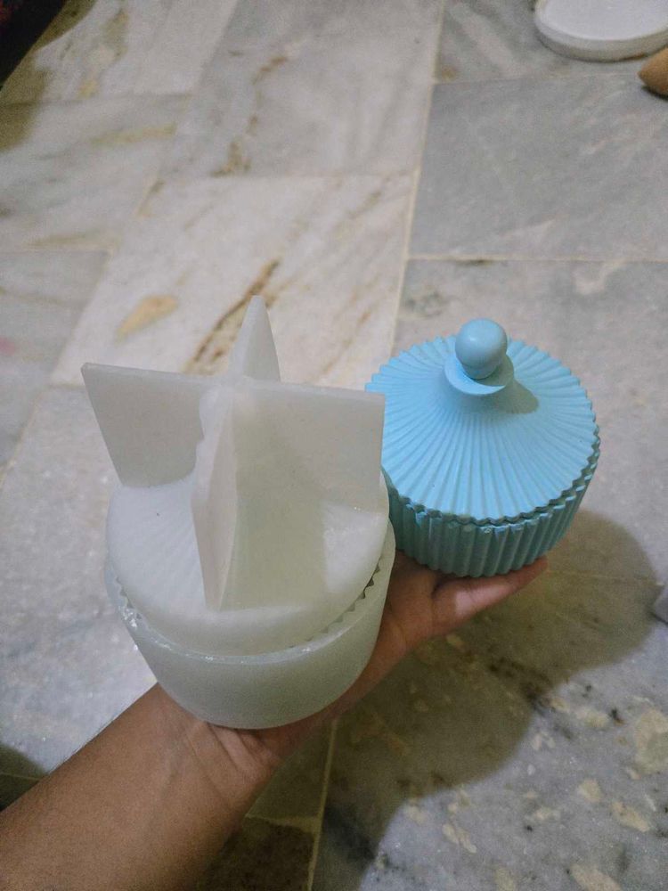 Ribbed Jar Silicone Mold