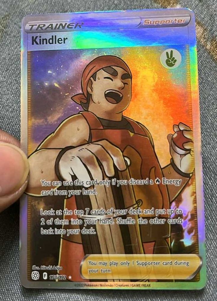 🔥Pokemon Kindler – Vintage Style Trainer Card