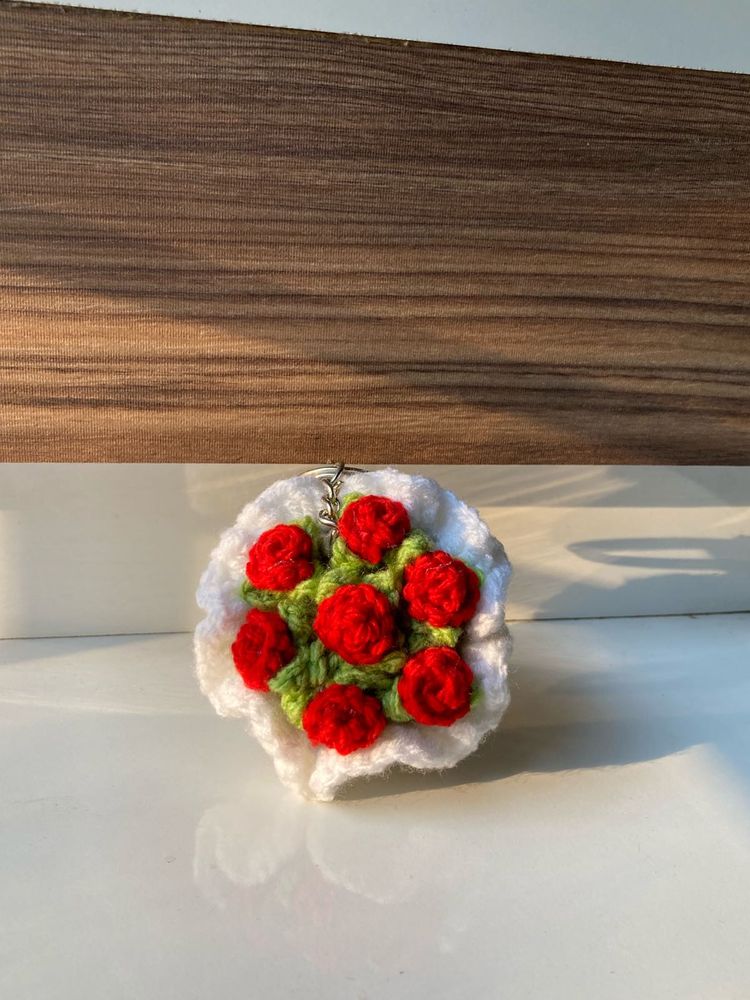 Roses Bouquet Keychain