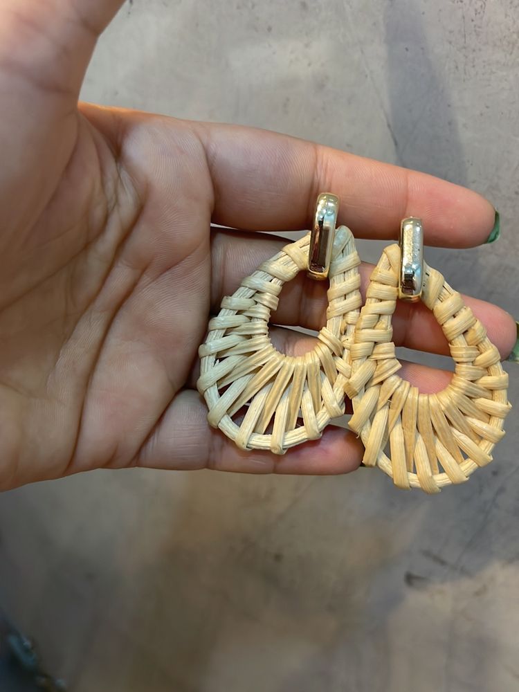 wooden beautiful earings