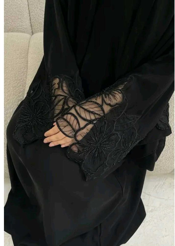 NEW Dubai Abaya Embellished Black