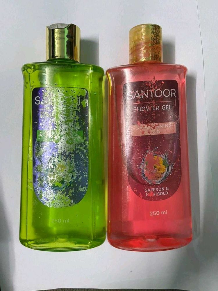 Santoor Shower Gel Duo