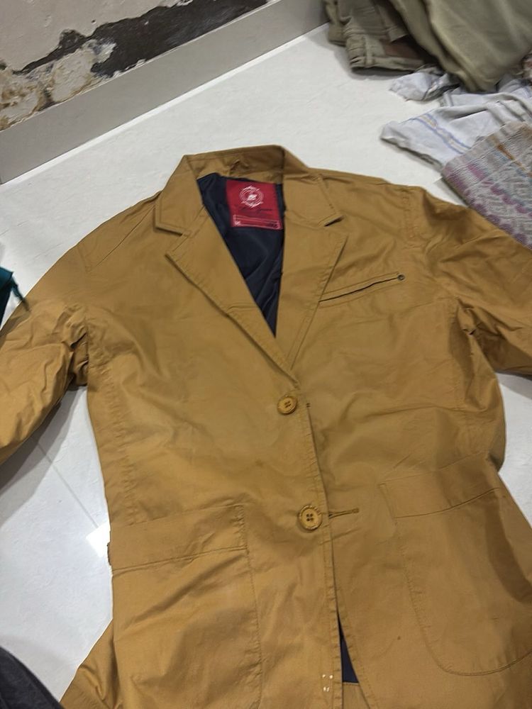 Men's Mustard Blazer