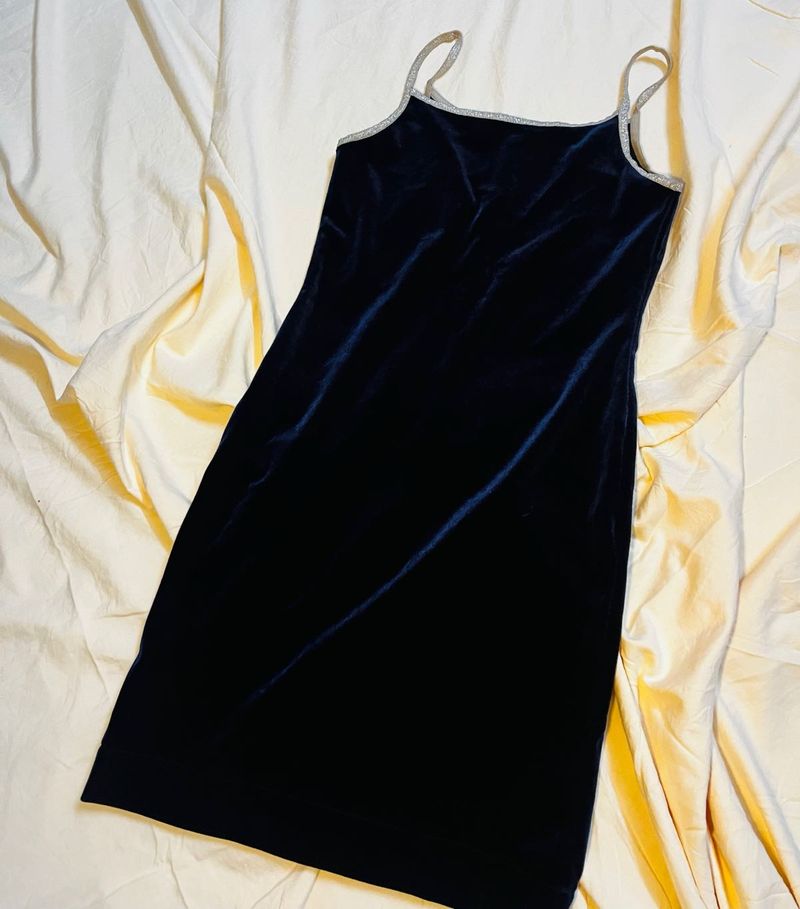 Velvet Slip Dress