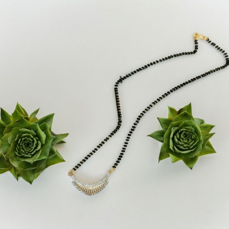 Elegant Diamond Mangalsutra Necklace