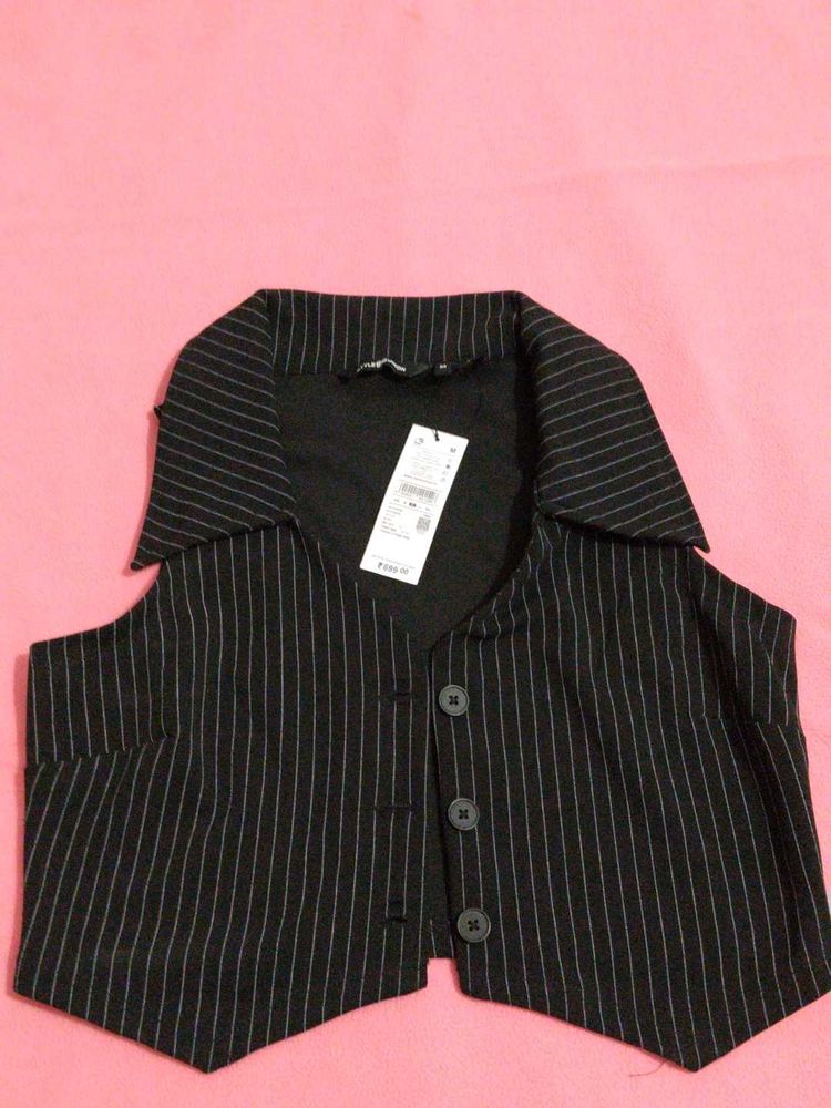 Pinstripe Vest - Classic Style