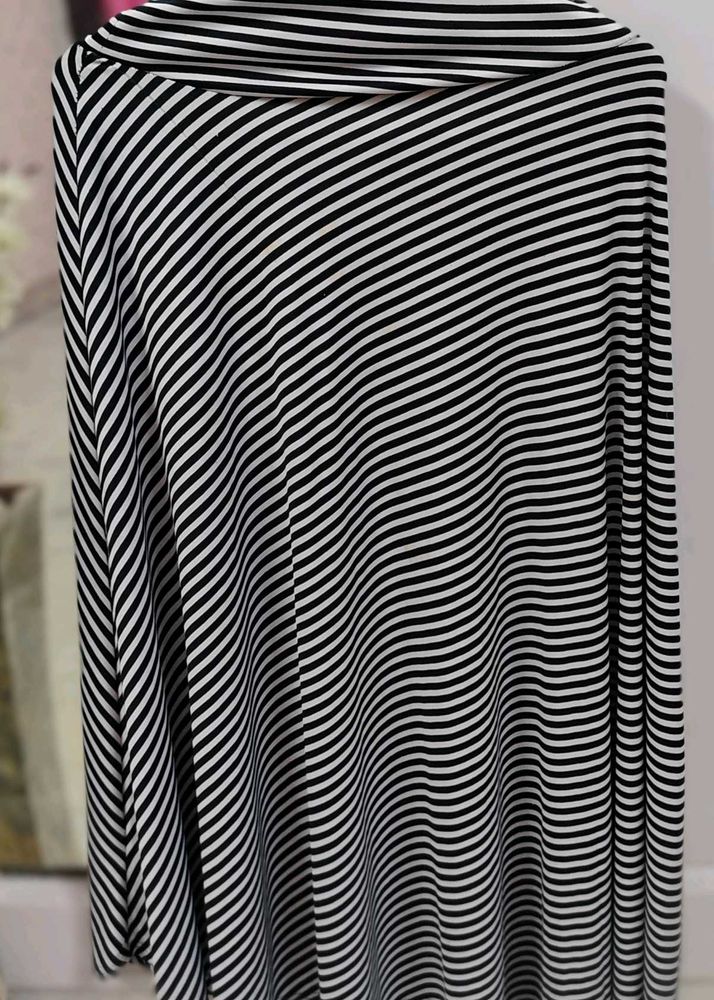 Striped Long Skirt