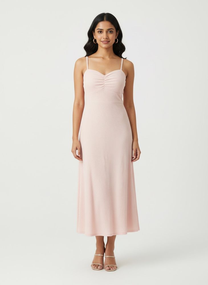 Light Pink Sweetheart Neckline Dress