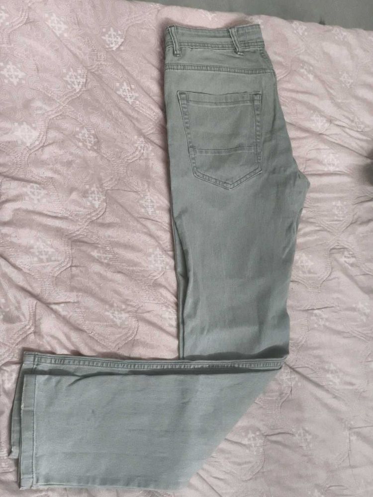 Men's Light Green Jeans