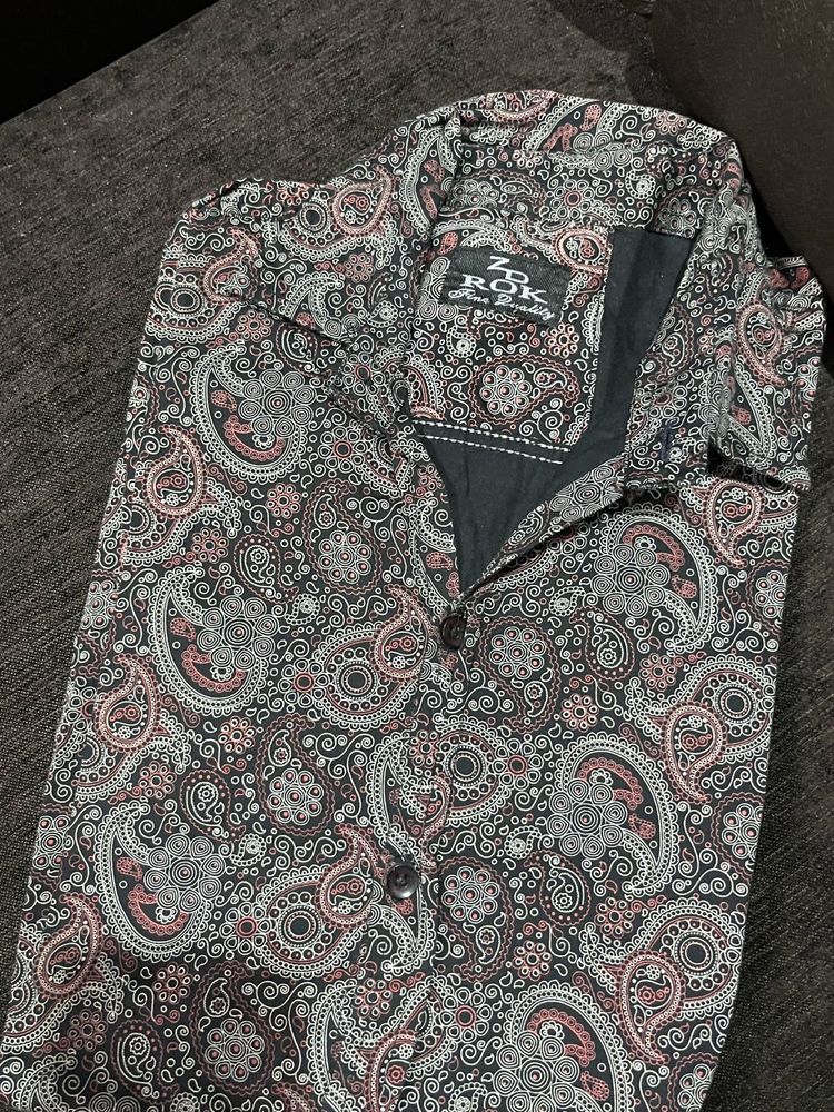 ZR ROK Paisley Button Down