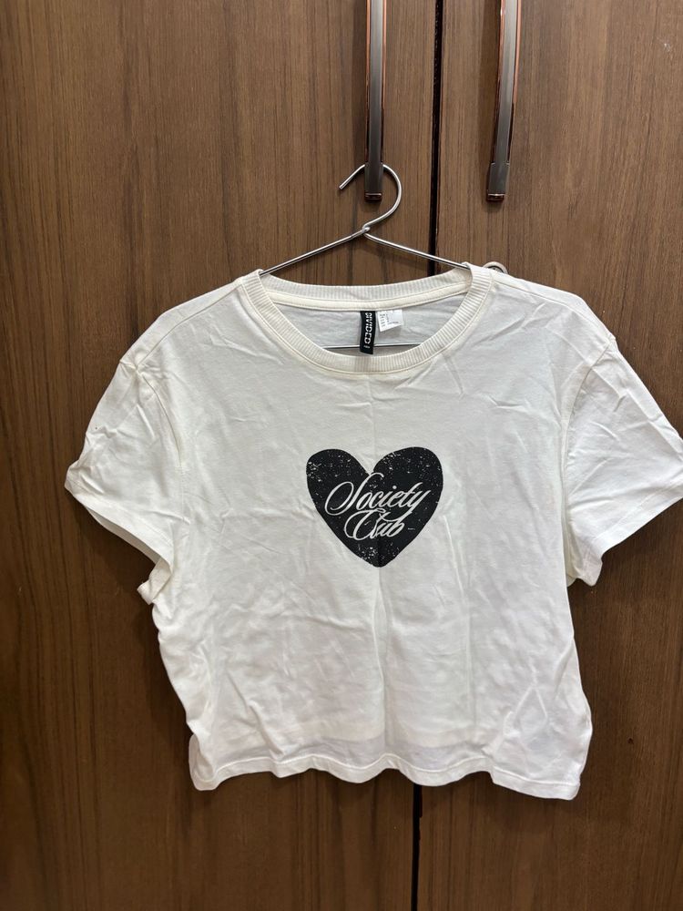 Society Club Heart Graphic T-Shirt
