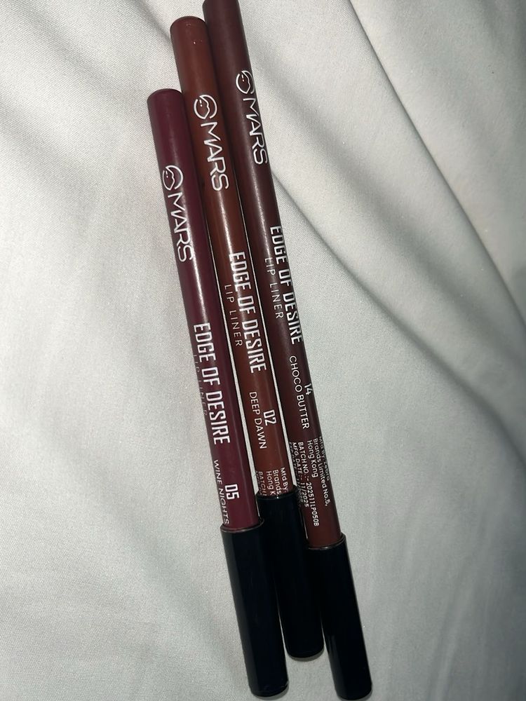 Mars Lip Liners - Set of 3