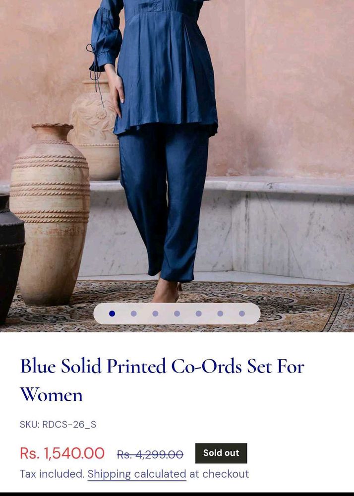 Stylish Blue Co-ord Set for Women