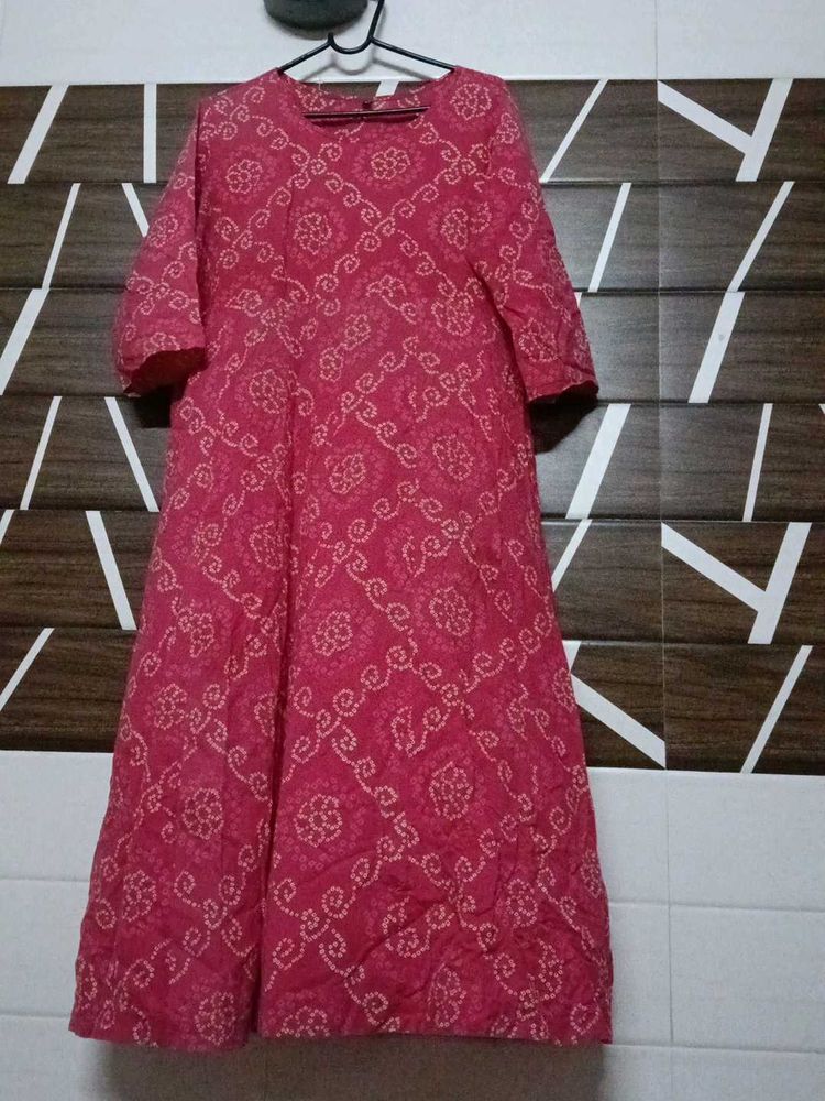 pink gown