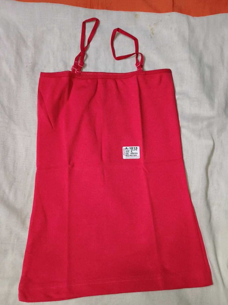 Red Camisole Slip