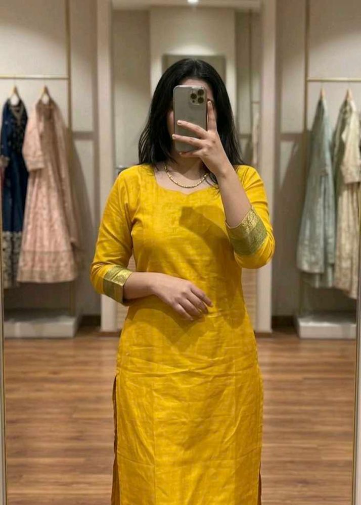 Vibrant Yellow Kurta