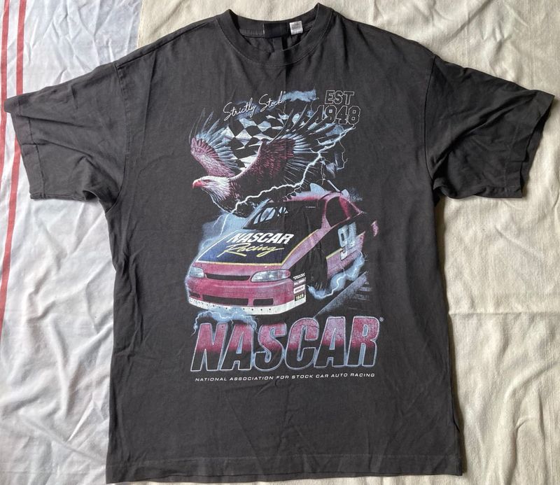 H&amp;M Unisex Vintage NASCAR Racing Graphic Tee