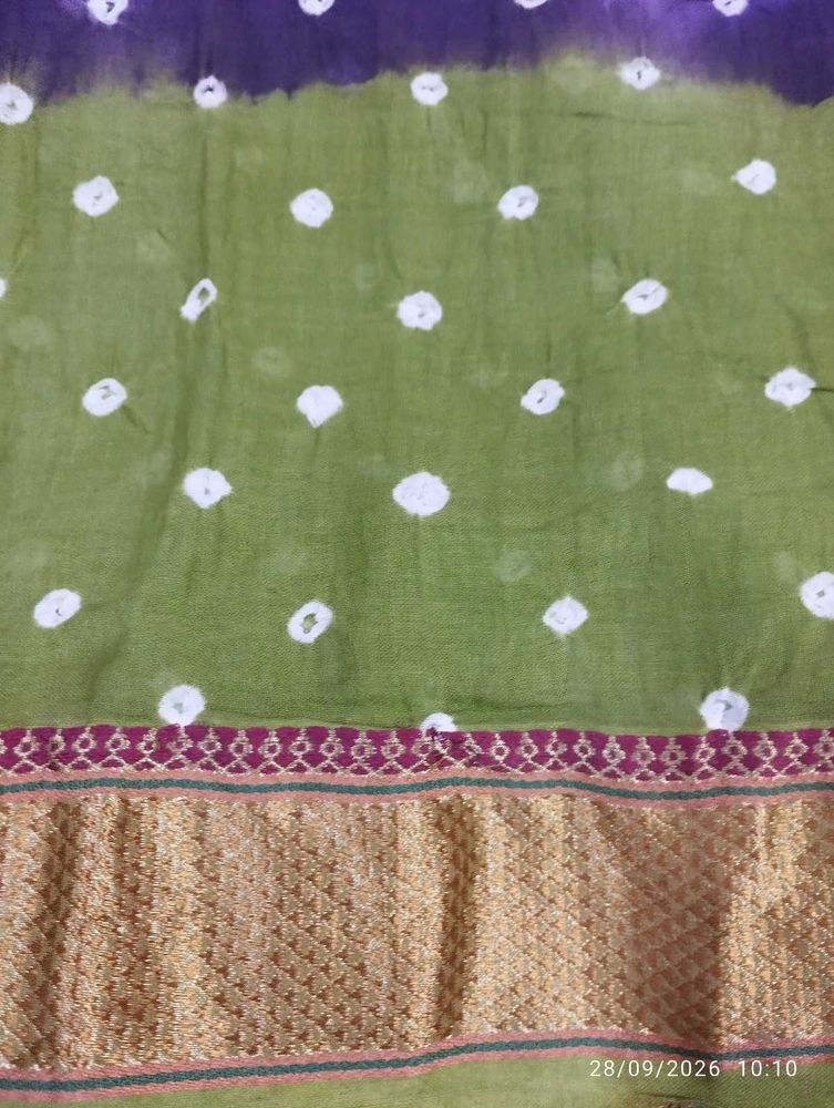 No Use pure cotton saree.