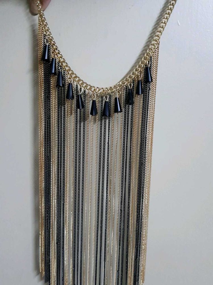Statement Waterfall Chain Necklace
