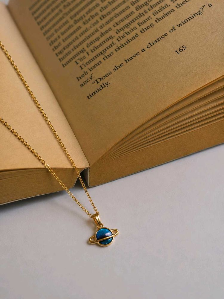 Planet Pendant Necklace