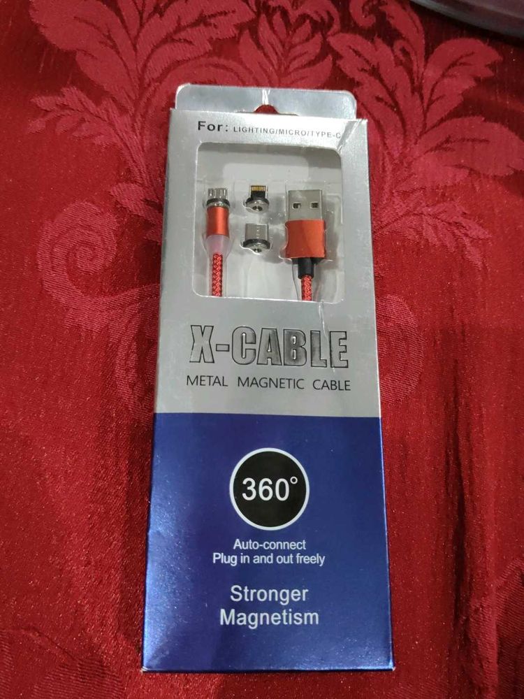 Magnetic Data Sync Charging Cable 360 Degree Rotat