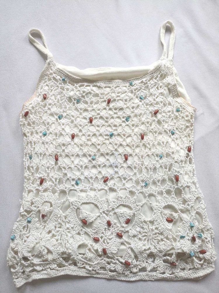 Boho Crochet Tank Top