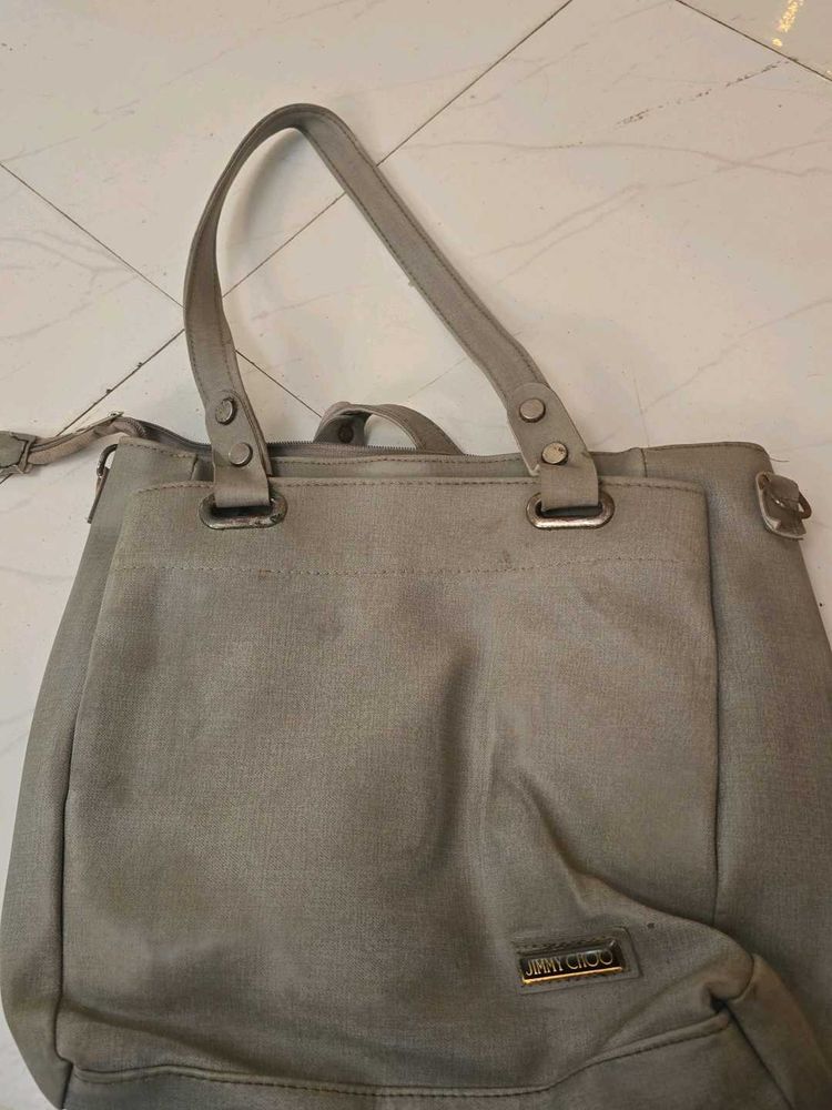 Jimmy Choo Hobo Bag - Taupe