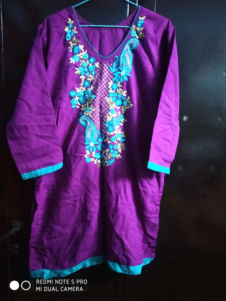 Embroidered Kurta
