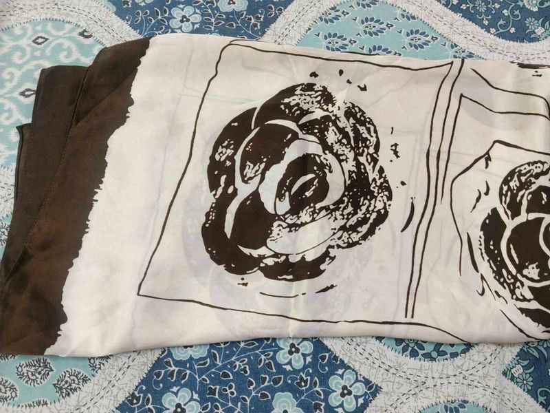 Brown silk scarve
