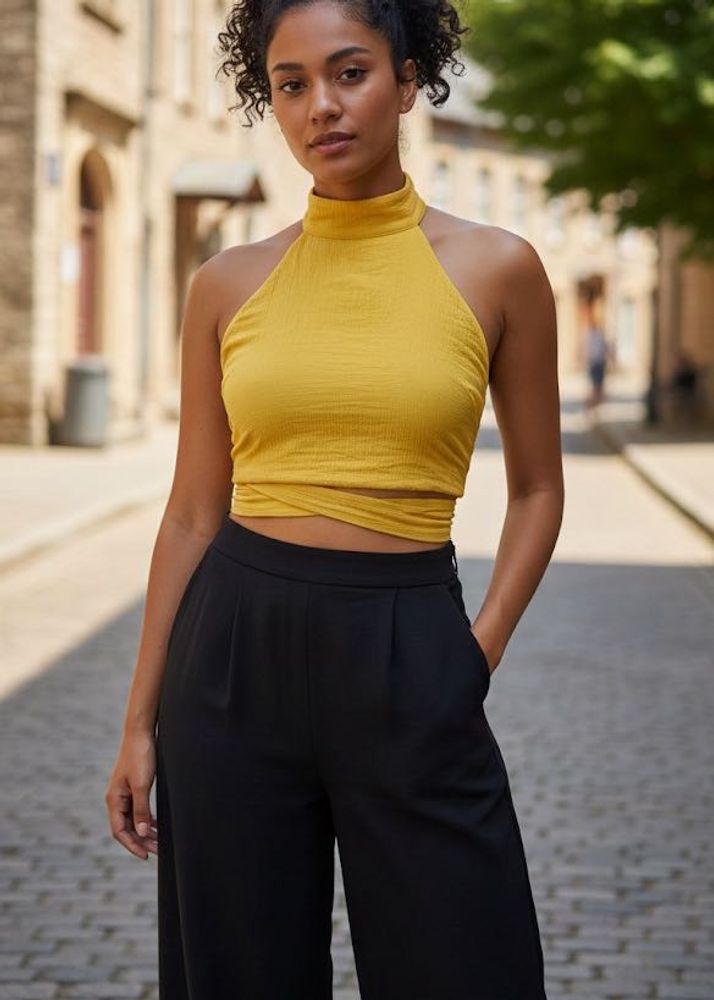 Yellow Halter Top Offer