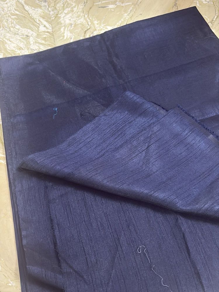 Elegant Navy Blue Dress Material