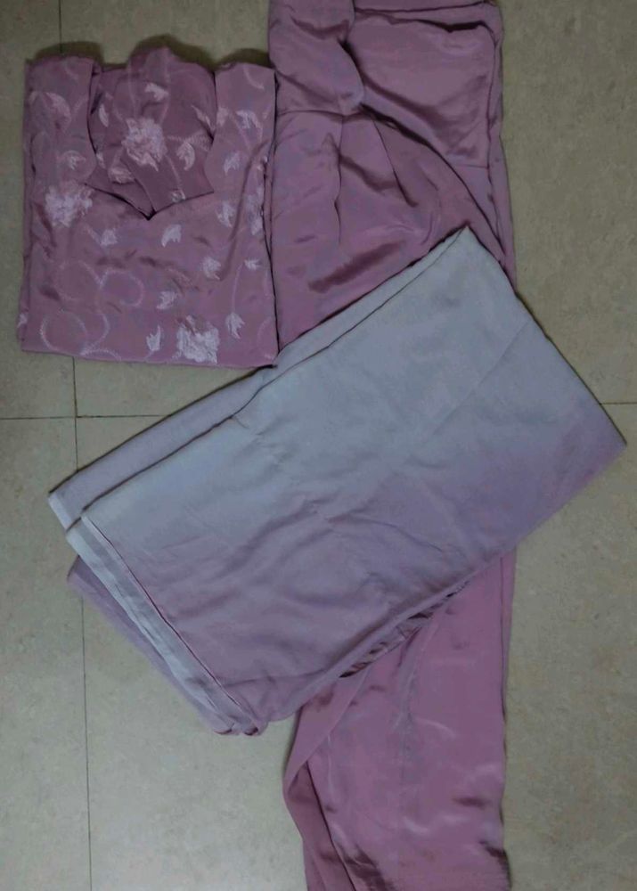 Elegant Lilac Kurta Set