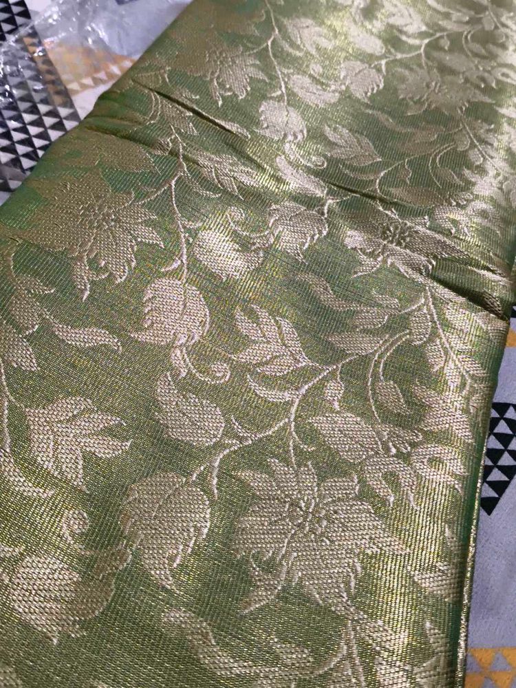 Silk Saree with Gold Zari Work