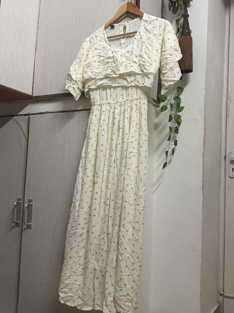 white maxi dress
