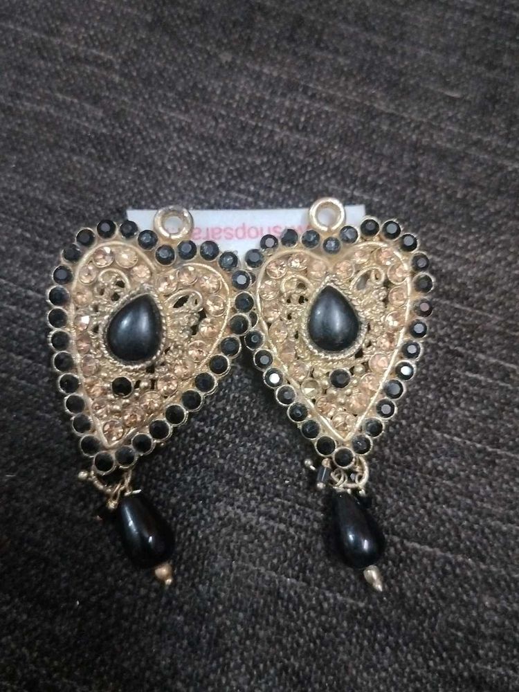 Heart Dangle Earrings