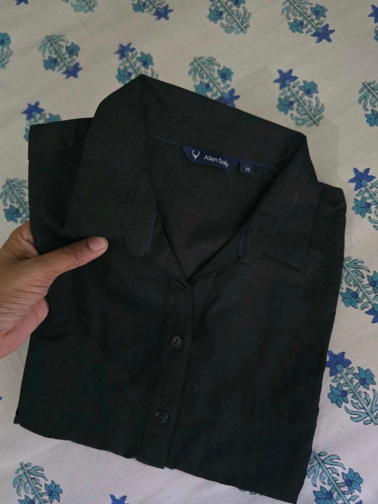 Allen Solly Classic Black Shirt