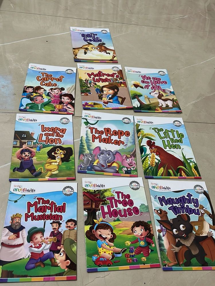 Set of 10 Children's Story Books for age 5-7