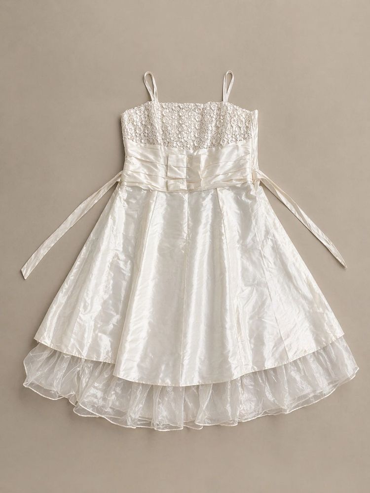 Elegant White Party dress