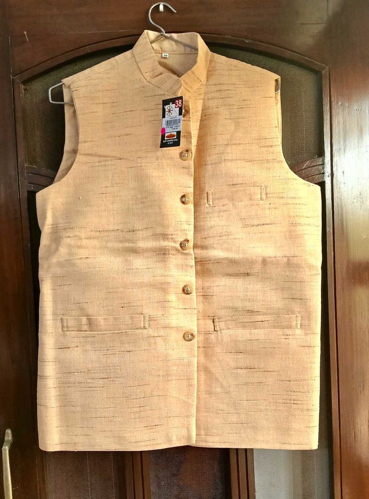 Men's Khadi Nehru Jacket