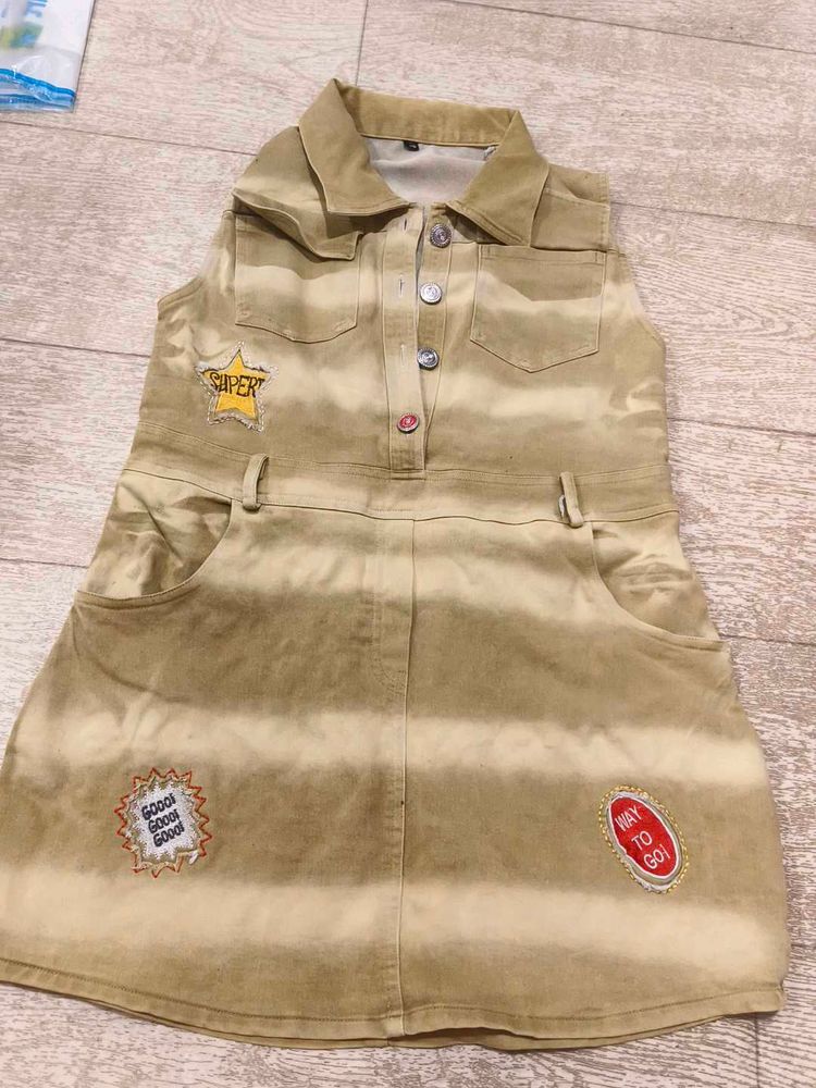 Cute Kids' Denim Dress