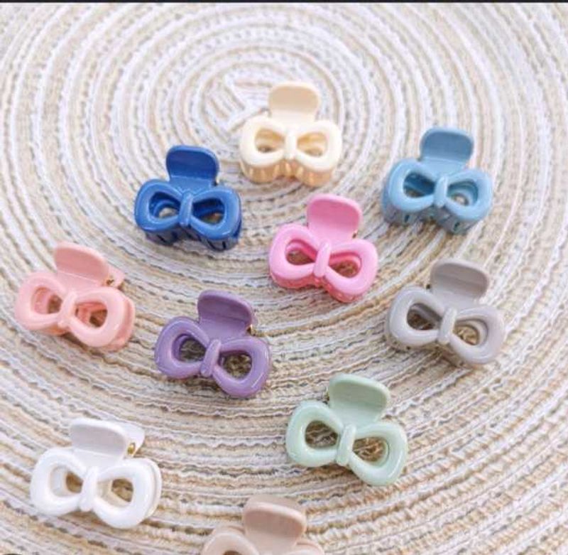 Cute Pastel Butterfly &amp; Bow Hair Claw Clips Set 6